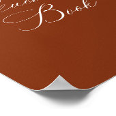 Registrieren Sie unser Gästebuch Empfang Table Sig (Ecke)