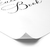 Registrieren Sie unser Gästebuch Empfang Table Sig (Ecke)