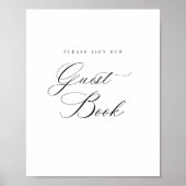 Registrieren Sie unser Gästebuch Empfang Table Sig (Vorne)