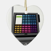 Registrierkasse-Touchschirm Keramikornament (Rechts)