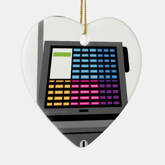 Registrierkasse-Touchschirm Keramikornament (Rechts)