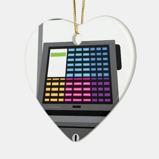 Registrierkasse-Touchschirm Keramikornament (Links)