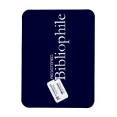 Registriert Bibliophile Magnet (Vertikal)