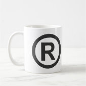 Registriert Kaffeetasse (Links)