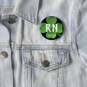Registriert Krankenpfleger St Patricks Day Lucky K Button (Beispiel)
