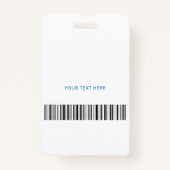 Registriert Krankenpflegerin Foto ID Ausweis (Rückseite)