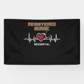 Registriert Krankenschwester #Essential Stethoscop Banner (Horizontal)
