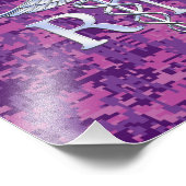 Registriert Krankenschwester RN Caduceus auf Pink  Fotodruck (Ecke)