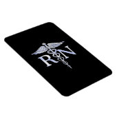 Registriert Krankenschwester RN Silver Caduceus au Magnet (Rechte Seite)