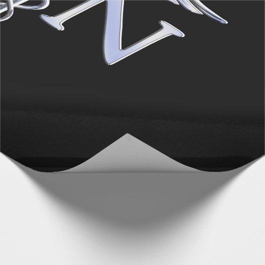 Registriert Krankenschwester RN Silver Caduceus Sn Geschenkpapier (Ecke)