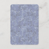 Registriert Nurse RN Caduceus auf Navy Blue Camouf Begleitkarte (Rückseite)