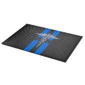 Registriert Nurse RN Caduceus Carbon Fibre Print Schneidebrett (Ecke)