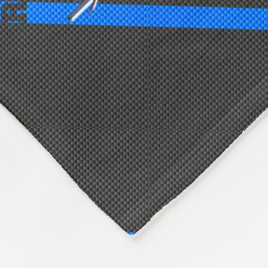 Registriert Nurse RN Silver Caduceus Fleecedecke (Ecke)