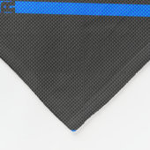 Registriert Nurse RN Silver Caduceus Fleecedecke (Ecke)