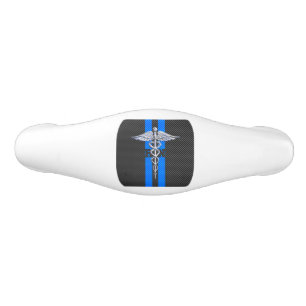 Registriert Nurse RN Silver Caduceus Keramik Schubladengriff
