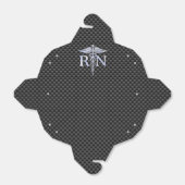 Registriert Nurse RN Silver Caduceus Snakes Geschenkschachtel (Ungefaltet)