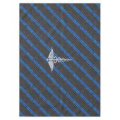Registriert Nurse RN Silver Caduceus Tischdecke (Vorderseite)