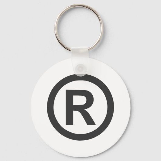 Registriert Schlüsselanhänger (Vorderseite)