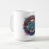 Registrierte Badass RN Kaffeetasse (Vorderseite Links)