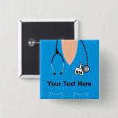 Registrierte Button (Vorne & Hinten)