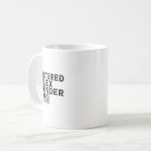 Registrierte Flex Offender Funny Bodybuilding Work Kaffeetasse (Vorderseite Links)