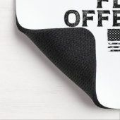 Registrierte Flex Offender Funny Bodybuilding Work Mousepad (Ecke)