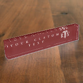 Registrierte Krankenschwester Caduceus Medical Mod Namensplakette (Seite)