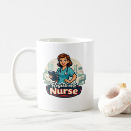 Registrierte Krankenschwester Kaffeetasse