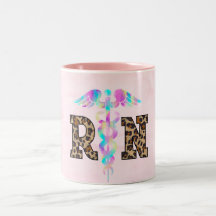 Registrierte Krankenschwester Leopard Print