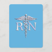 Registrierte Krankenschwester RN Caduceus auf Baby