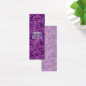 Registrierte Krankenschwester RN Caduceus auf rosa (Schreibtisch)