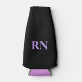 Registrierte Krankenschwester RN Party Geschenk Fl Flaschenkühler (Vorderseite)