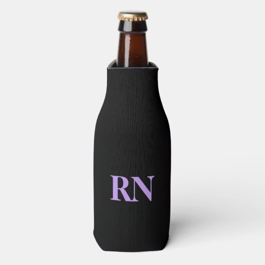 Registrierte Krankenschwester RN Party Geschenk Fl Flaschenkühler (Flaschenvorderseite)