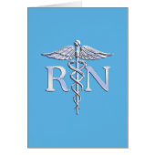 Registrierte Krankenschwester RN Silver Caduceus a (Vorne)