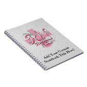 Registrierte Krankenschwester, rosa QuerWirbel Notizblock (Rechte Seite)