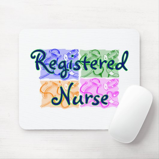 Registrierte Krankenschwester-T - Shirts u. Mousepad (Mit Mouse)