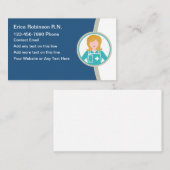 Registrierte Krankenversicherungen Moderne Visiten Visitenkarte (Vorne/Hinten)