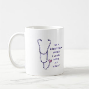 Registrierte Nurse Herz-Tasse Kaffeetasse