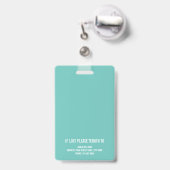 Registrierte Nurse RN Foto Vorlage weiß und grün Ausweis (Rückseite mit Ausziehbar)