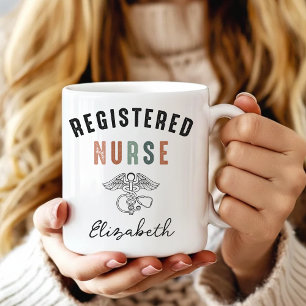Registrierte Pflegefachkraft Retro-Abschluss für Kaffeetasse