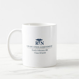 Registrierte Pflegekraft Benutzerdefinierter Name Kaffeetasse