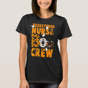 Registrierte Pflegekraft Boo Crew Halloween Kranke T-Shirt