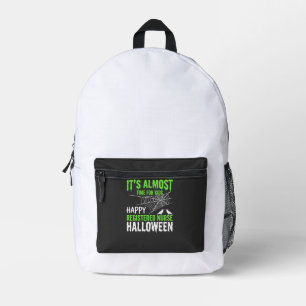Registrierte Pflegekraft Halloween Spinnennetz und Bedruckter Rucksack