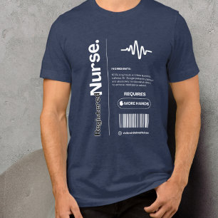 Registrierte Pflegekraft – Lustiger Arbeits-Humor, Tri-Blend Shirt