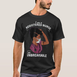 Registrierte Pflegekraft Phänomenale schwarze Pf T-Shirt