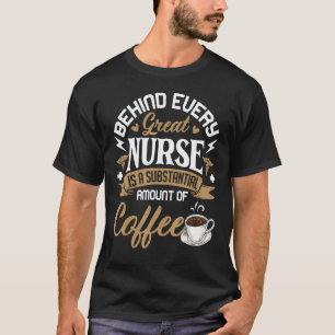 Registrierte Pflegekraft RN Hinter jedem großartig T-Shirt