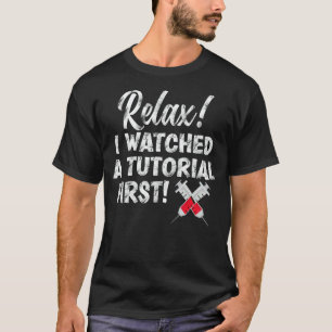 Registrierte Pflegekraft sah ein Tutorial Gesundhe T-Shirt