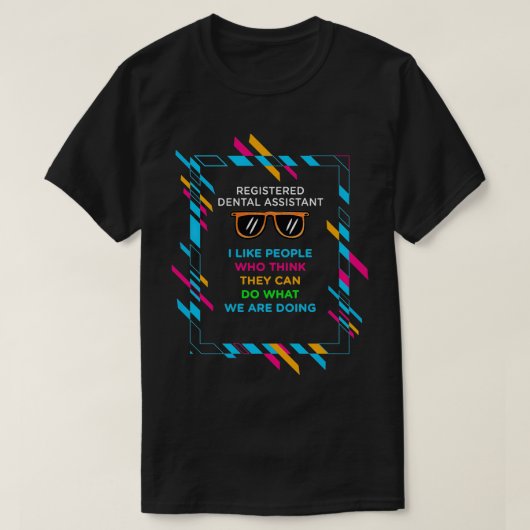 REGISTRIERTE ZAHLENVERSICHERUNG T-Shirt (Design vorne)