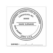 Registrierter Beruflicher DIY-Techniker Permastempel (Design)