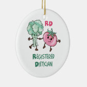 Registrierter Diätetiker Keramik Ornament (Rechts)